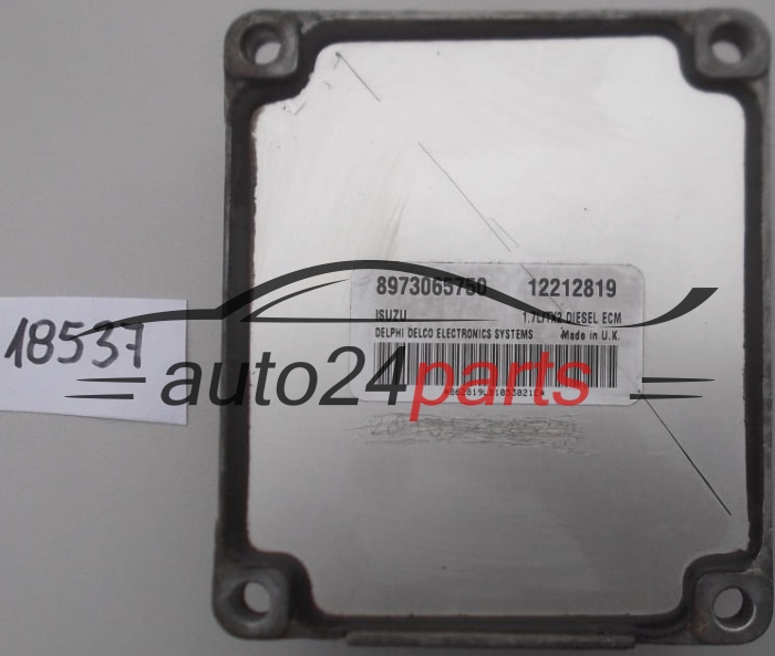 KOMPUTER STEROWNIK SILNIKA OPEL ASTRA 1.7 DT DTI Y17DT Y17DTI Y17DTL DELPHI DELCO 12212819 ISUZU 8973065750 