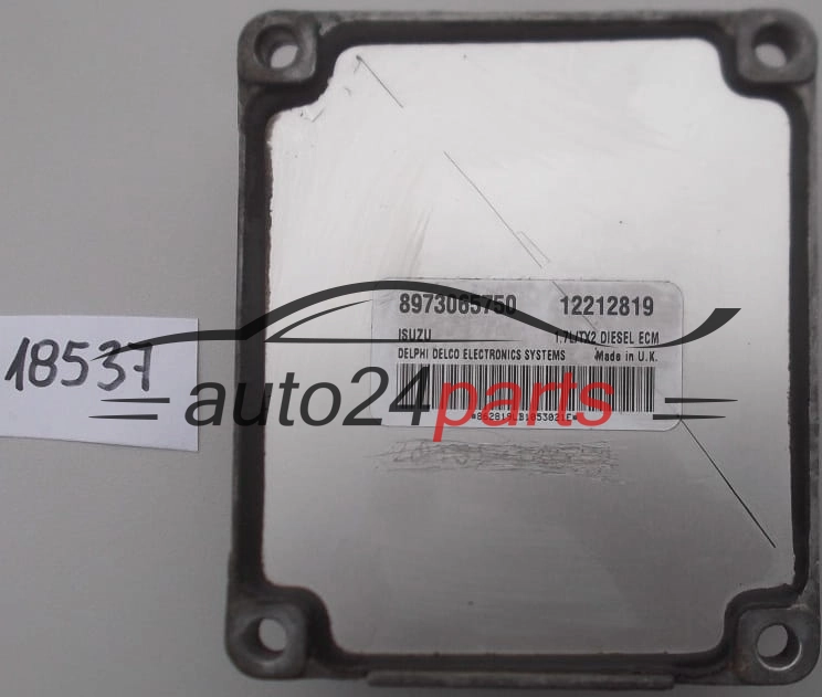 KOMPUTER STEROWNIK SILNIKA OPEL ASTRA 1.7 DT DTI Y17DT Y17DTI Y17DTL DELPHI DELCO 12212819 ISUZU 8973065750 