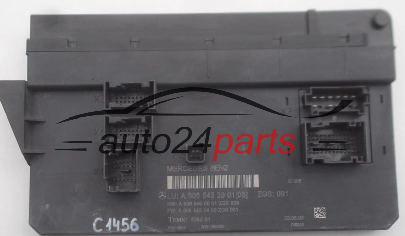CENTRALKA MODUL STEROWNIK BSI MERCEDES SPRINTER A 906 545 20 01 [05], A9065452001, TEMIC 5285 B1