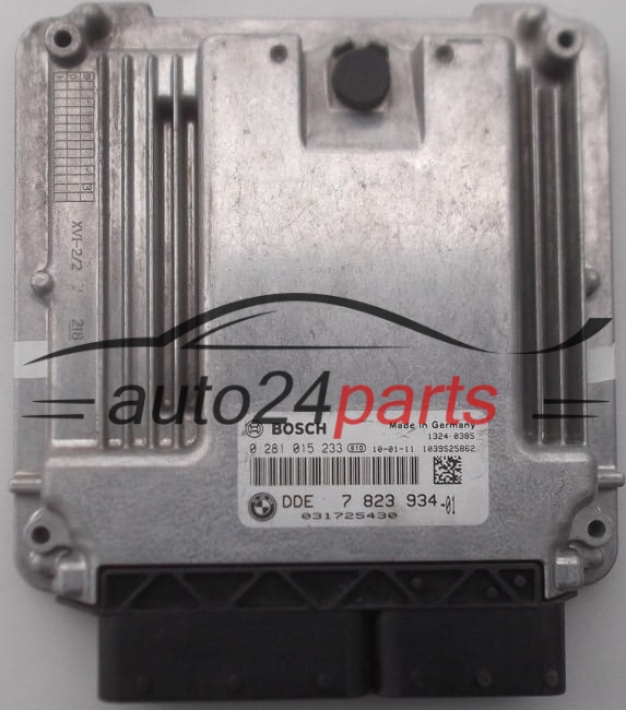 MOTORSTEUERGERÄT ECU STEUERGERÄT MINI COOPER 1.6 TDCI BOSCH 0 281 015 233,  DDE 7 823 934