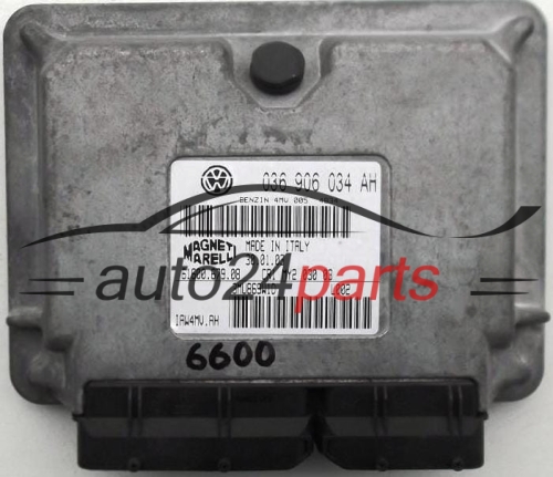 MOTORSTEUERGERÄT ECU STEUERGERÄT  VOLKSWAGEN SEAT SKODA MAGNETI MARELLI IAW 4MV.AH,  036 906 034 AH, 61600.679.08
