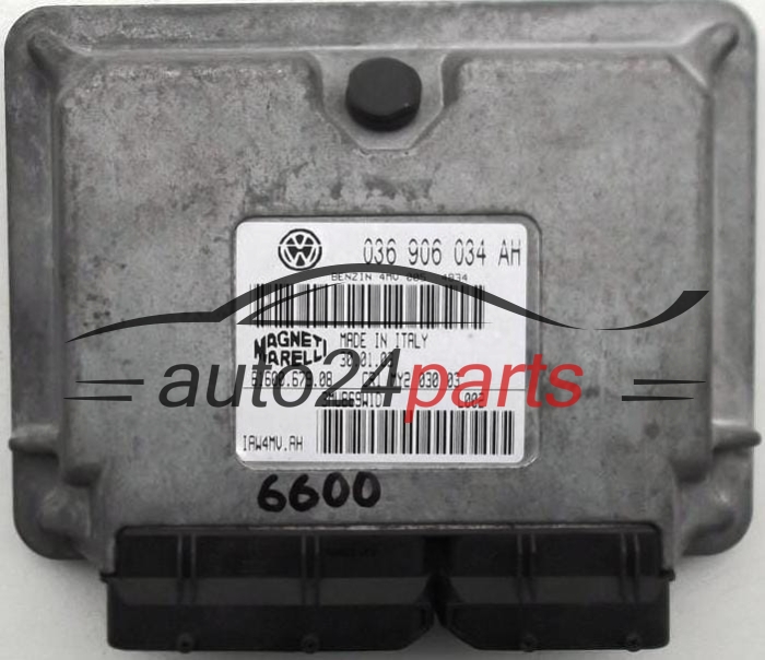 MOTORSTEUERGERÄT ECU STEUERGERÄT  VOLKSWAGEN SEAT SKODA MAGNETI MARELLI IAW 4MV.AH,  036 906 034 AH, 61600.679.08