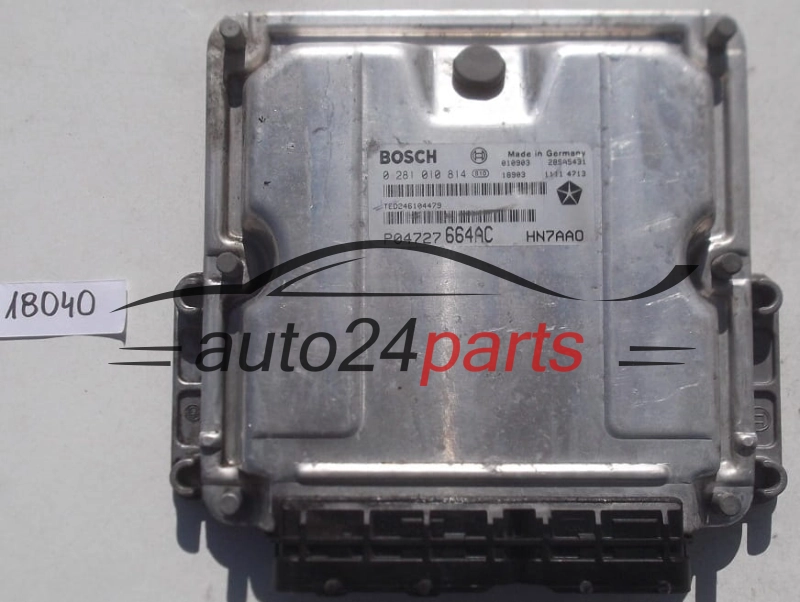 KOMPUTER STEROWNIK SILNIKA CHRYSLER VOYAGER 2.5 BOSCH 0 281 010 814