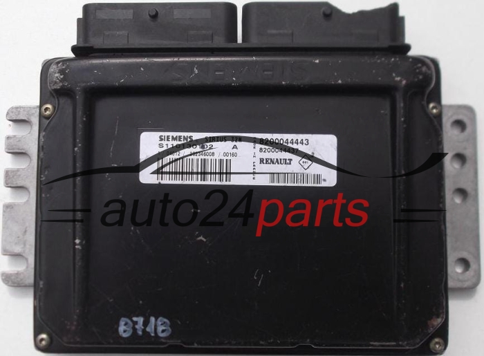 KOMPUTER STEROWNIK SILNIKA RENAULT TWINGO 1.2 SIEMENS SIRIUS 32N S110130102A S110130102 A, 8200044443 8200044437