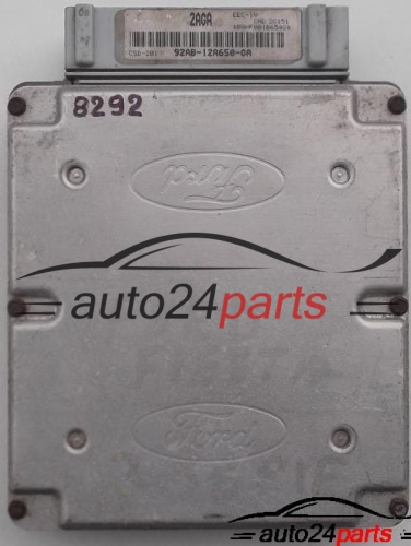 ECU CENTRALITA DE MOTOR FORD FIESTA 1.4 92AB-12A650-GA, 92AB12A650GA, 2AGA 
