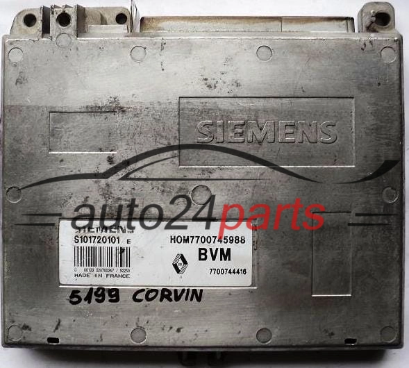 KOMPUTER STEROWNIK SILNIKA RENAULT SAFRANE 2.2 SIEMENS S101720101E, HOM7700745988, 700744416