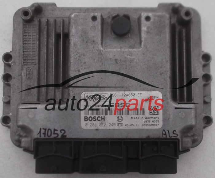 ECU CENTRALITA DE MOTOR FORD FIESTA 1.6 TDCI BOSCH 0 281 012 249, 0281012249, FoMoCo 5S61-12A650-EE, 5S6112A650EE