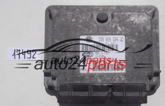 ECU CENTRALITA DE MOTOR VW VOLKSWAGEN POLO 1.4 MAGNETI MARELLI IAW4TV.JC, IAW4TVJC, 036 906 034 JC, 036906034JC, 61601.250.02, 6160125002