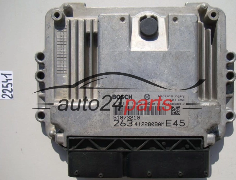 MOTORSTEUERGERÄT ECU STEUERGERAT FIAT DOBLO 1.6 JTD BOSCH 0 281 017 012, 0281017012, 51873210