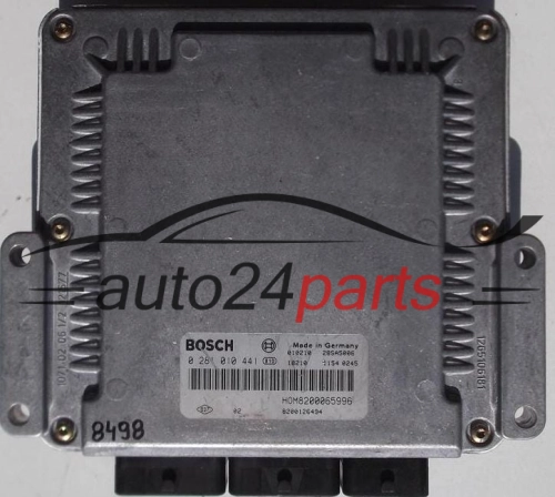 KOMPUTER STEROWNIK SILNIKA VOLVO V40 S40 1.9 DCI BOSCH 0 281 010 441, 0281010441, HOM8200065996 - 8498, 8499, 10702,  12348