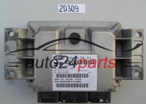 KOMPUTER STEROWNIK SILNIKA PEUGEOT 206 Magneti Marelli IAW 6LPA.01, IAW6LPA01, HW 16575084, 9657649580, SW 16626124, 9656815380 - 