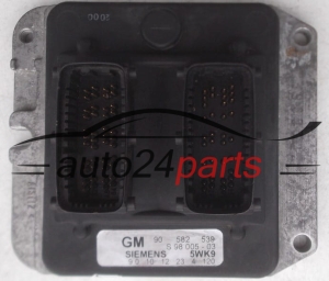 ECU CENTRALITA DE MOTOR OPEL ASTRA ZAFIRA 1.8 X18XE1 SIEMENS 5WK9 4 120, 5WK94120, GM 90 582 539, 90582539 