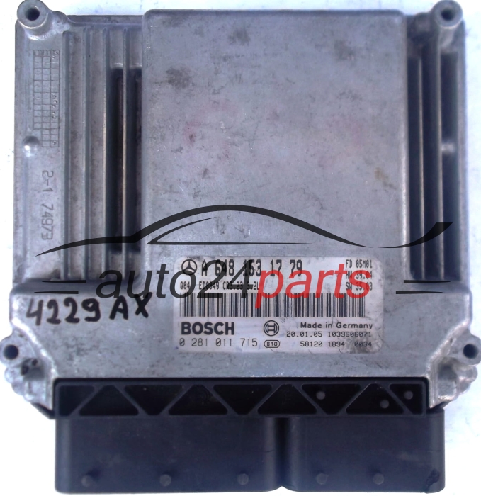 calculateur moteur pour mercedes w220 s320 cdi