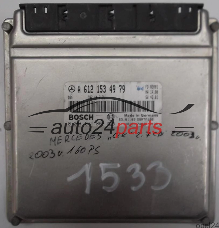 calculateur moteur pour mercedes w203 clk 270 cdi