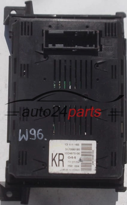 WYSWIETLACZ RADIA OPEL ASTRA H ZAFIRA B 13 111 165 KR, 13111165
