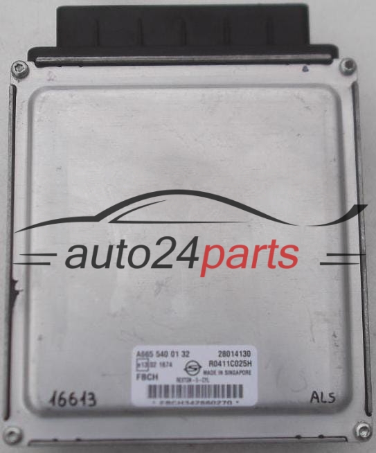 MOTORSTEUERGERÄT ECU STEUERGERAT SSANG YONG REXTON 2.7 CDI A6655400132, A665 540 01 32, 28014130, R0411C025H, FBCH