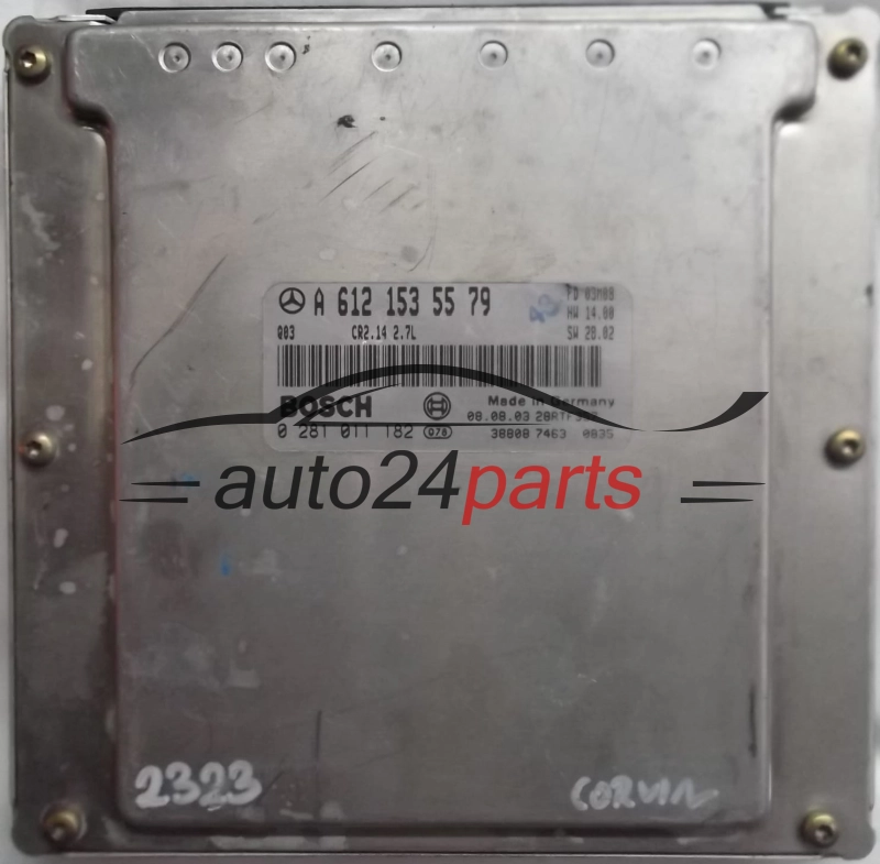 KOMPUTER STEROWNIK SILNIKA MERCEDES W209 CLK 270 CDI A6121535579, A 612 153 55 79, BOSCH 0281011182
