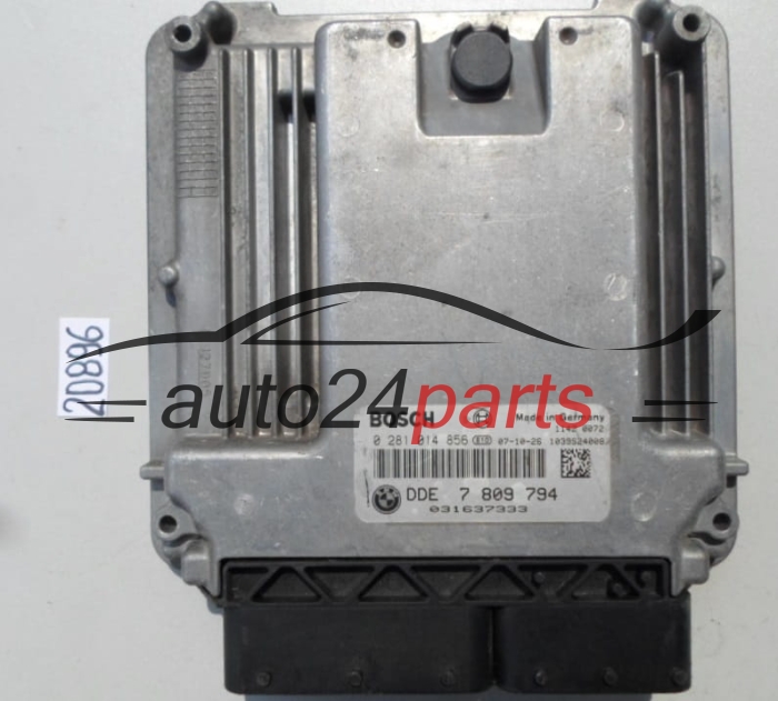 KOMPUTER STEROWNIK SILNIKA MINI COOPER 1.6 D BOSCH 0281014856, 0 281 014 856, BMW 7809794, 031647815, 1039S24008