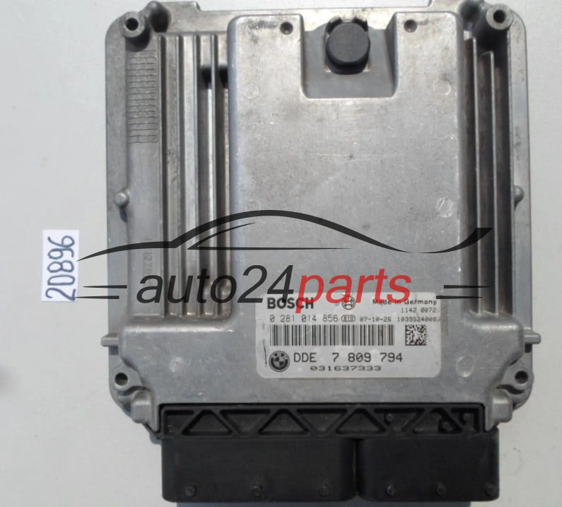 KOMPUTER STEROWNIK SILNIKA MINI COOPER 1.6 D BOSCH 0281014856, 0 281 014 856, BMW 7809794, 031647815, 1039S24008