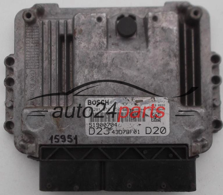 MOTORSTEUERGERÄT ECU STEUERGERAT FIAT DUCATO JUMPER BOXER 2.3 JTD BOSCH 0 281 016 050, 0281016050, 51900704