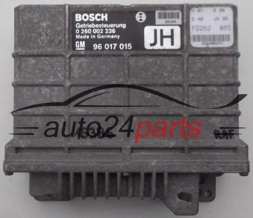BOITE DE VITESSES AUTOMATIQUE OPEL OMEGA A BOSCH 0 260 002 236, 0260002236, GM 96 017 015 JH, 96017015JH