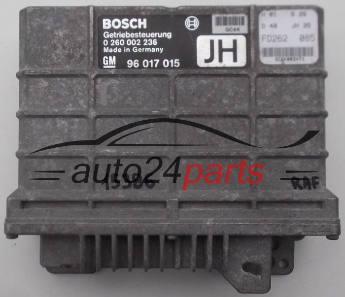 BOITE DE VITESSES AUTOMATIQUE OPEL OMEGA A BOSCH 0 260 002 236, 0260002236, GM 96 017 015 JH, 96017015JH