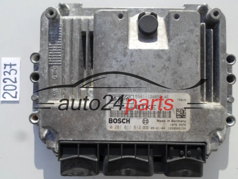 KOMPUTER STEROWNIK SILNIKA FORD 1.6 TDCI BOSCH 0 281 011 612, 0281011612, 5S61-12A650-AE, 5S6112A650AE