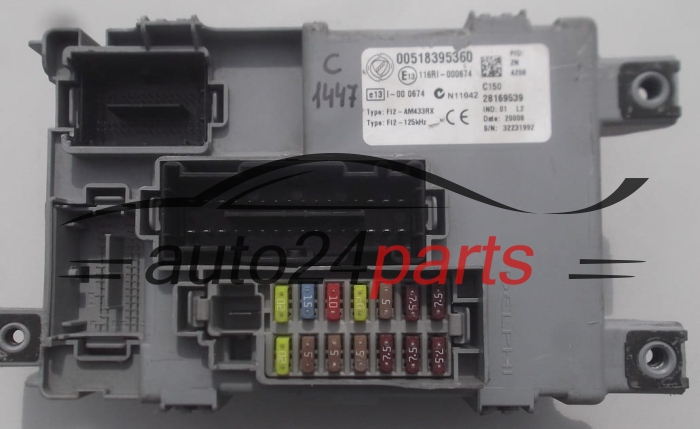 FIAT ALFA LANCIA 00518395360, 28169539 