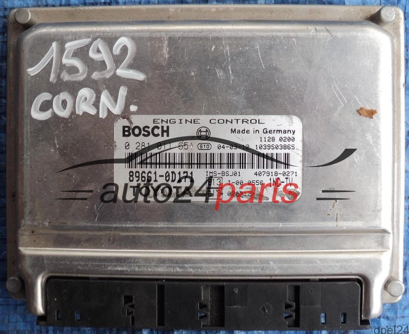 calculateur moteur pour toyota yaris 1.4