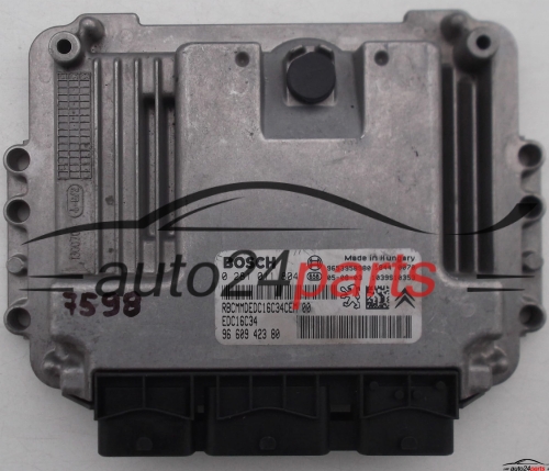 MOTORSTEUERGERÄT ECU STEUERGERAT CITROEN C3 1.6 HDI BOSCH 0 281 011 804, 0281011804, 96 609 423 80, 9660942380, 9653958980 