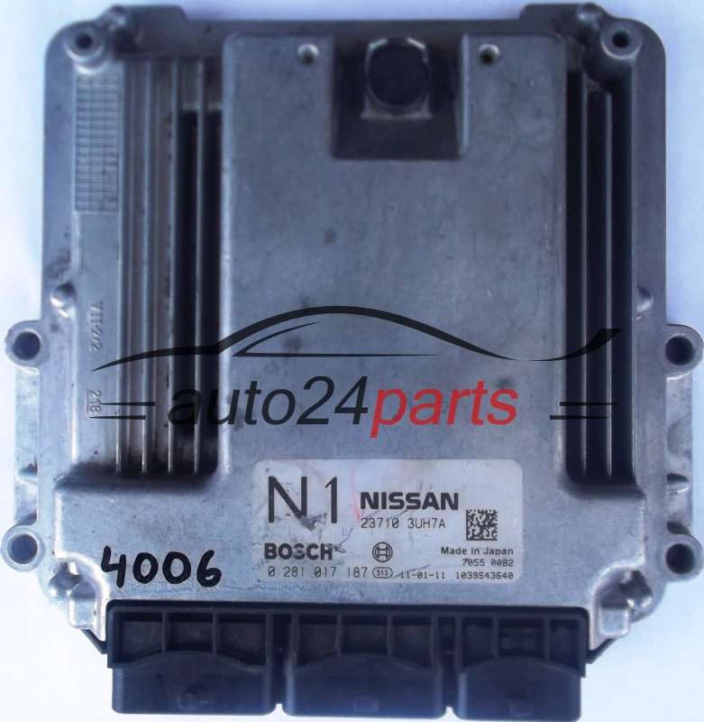 CALCULATEUR MOTEUR NISSAN BOSCH 0 281 017 187, 23710 3UH7A
