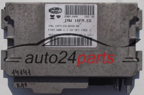KOMPUTER STEROWNIK SILNIKA FIAT SEICENTO 600 1.1 MAGNETI MARELLI IAW16FME6, IAW 16FM.E6, 46534753, 6160209702, 61602.097.02 -  14141, 14154, 14156, 14434