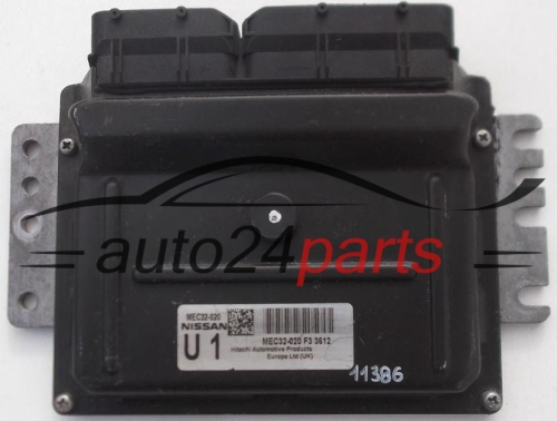 KOMPUTER STEROWNIK SILNIKA NISSAN MICRA K12 1.0 MEC32-020 U1 E3 3410 MEC32020