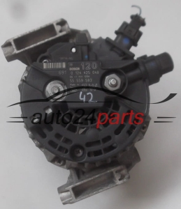 ALTERNATOR OPEL VECTRA 2.0 BOSCH 0 124 425 048, 0124425048, 55 559 583 ZW, 55559583, 120A - AR42