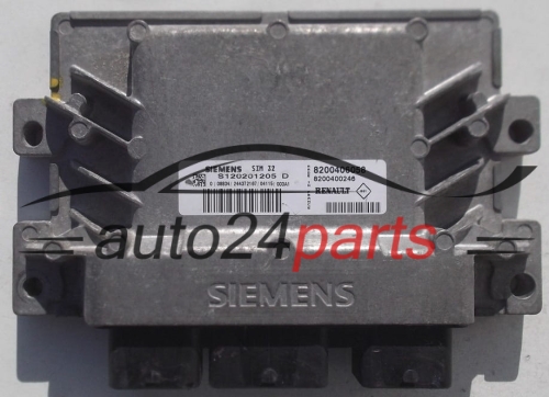 MOTORSTEUERGERÄT ECU STEUERGERÄT RENAULT CLIO 1.2 SIEMENS S120201205 D