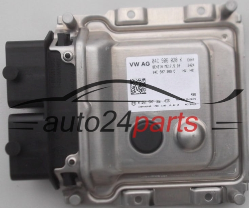MOTORSTEUERGERÄT ECU STEUERGERÄT SKODA CITIGO 1.0 BOSCH 0 261 S07 186,  04C 906 020 K