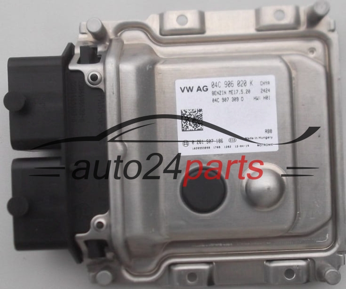 MOTORSTEUERGERÄT ECU STEUERGERÄT SKODA CITIGO 1.0 BOSCH 0 261 S07 186,  04C 906 020 K