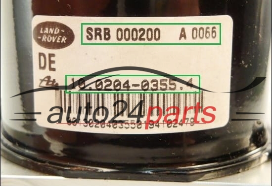 BOMBA HIDRAULICA Y CENTRALITA ABS LAND ROVER SRB 000200 A 0066, ATE 10.0204-0355.4