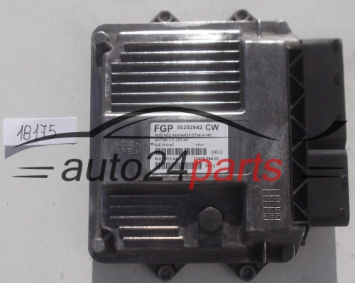 KOMPUTER STEROWNIK SILNIKA OPEL ASTRA 1.3 JTD MAGNETI MARELLI MJD 6O2.A6,  MJD602A6, FGP 55202542 CW, 71600.094.02