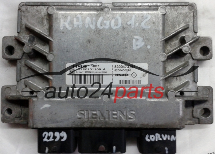 calculateur moteur pour renault clio 1.2 