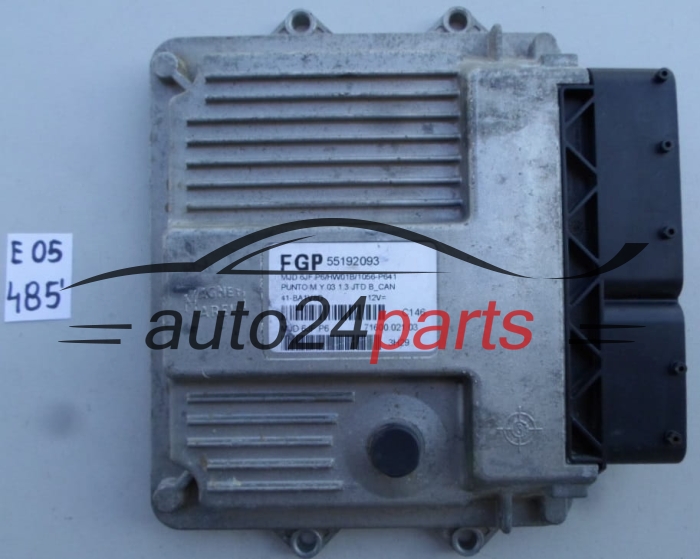 FIAT PUNTO 1.3 JTD 55192093, 71600.021.03, MJD 6JF P6, MJD6JFP6 