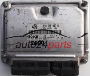 CALCULATEUR MOTEUR VW VOLKSWAGEN POLO 1.9 SDI 038906012HL BOSCH 0281011319, 0 281 011 319