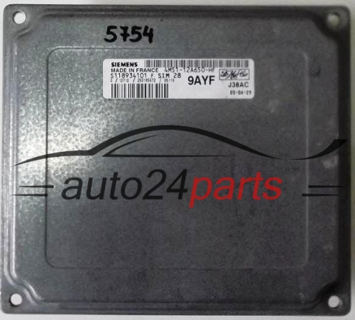 ECU CENTRALITA DE MOTOR  FORD FOCUS FIESTA SIEMENS S118934101 F