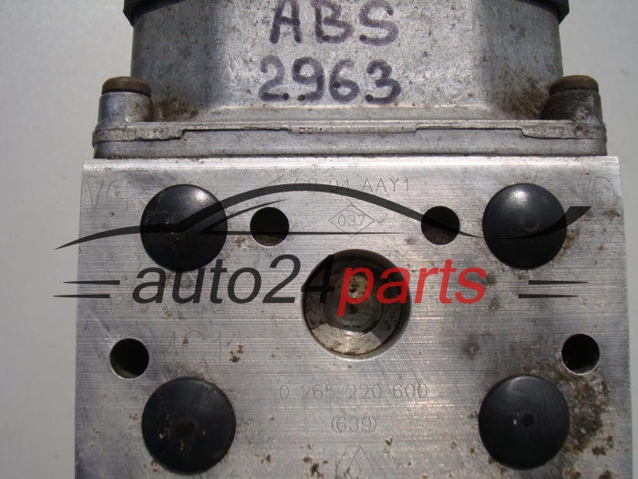BOMBA HIDRAULICA Y CENTRALITA ABS RENAULT KANGOO BOSCH 0 265 220 600, 0265220600, 0 273 004 542, 0273004542