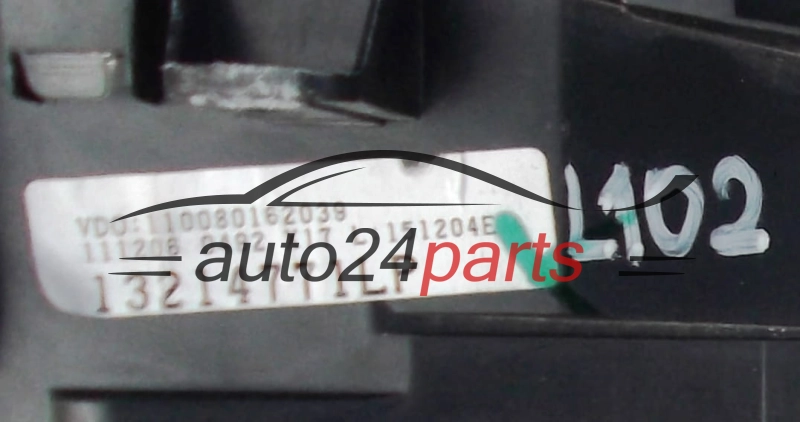 ZESPÓŁ WSKAŹNIKÓW ZEGARY PRĘDKOŚCIOMIERZ LICZNIK OPEL MERIVA 1.6 Z16XEP VDO 110080162039 13214771LP, 13214771 LP 