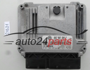 MOTORSTEUERGERÄT ECU STEUERGERAT AUDI VW VOLKSWAGEN BOSCH 0 261 S06 489,  0261S06489, 03C 907 309 F, 03C907309F, MED17.5.5