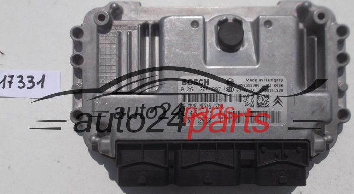 KOMPUTER STEROWNIK SILNIKA CITROEN C2 1.6 BOSCH 0 261 208 907, 0261208907, 96 577 124 80, 9657712480, 9652552380