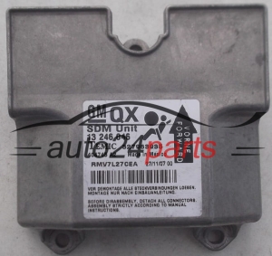 CALCULATEUR AIRBAG OPEL ZAFIRA B GM 13 246 046 QX, 13246046, 13246046QX, Temic 327963935 