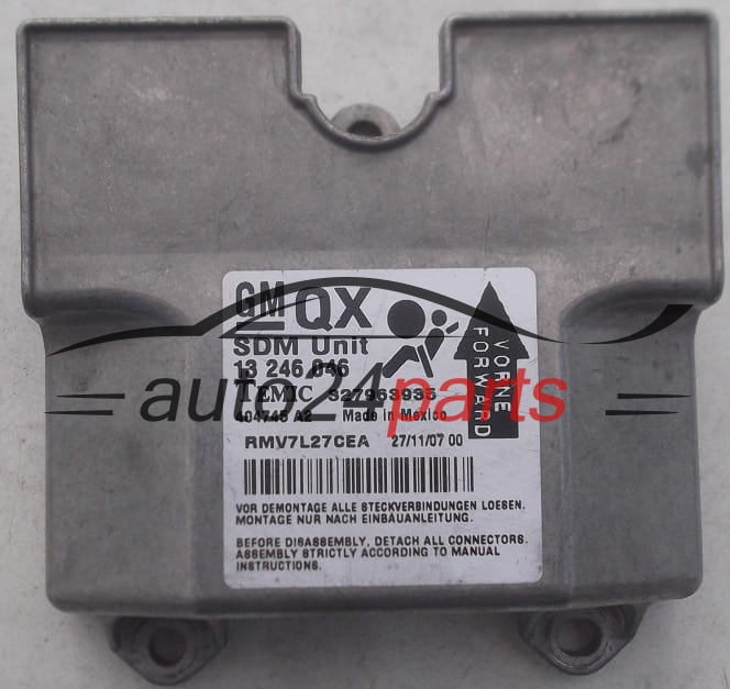 CALCULATEUR AIRBAG OPEL ZAFIRA B GM 13 246 046 QX Temic 327963935