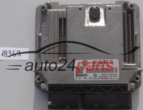 KOMPUTER STEROWNIK SILNIKA SKODA OCTAVIA 2.0 FSI BOSCH 0 261 S02 260, 0261S02260, 06F 906 056 ER, 06F906056ER, MED9.5.10 